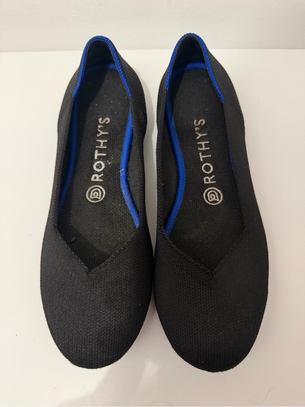Rothy's Black Knit Ballet Flats